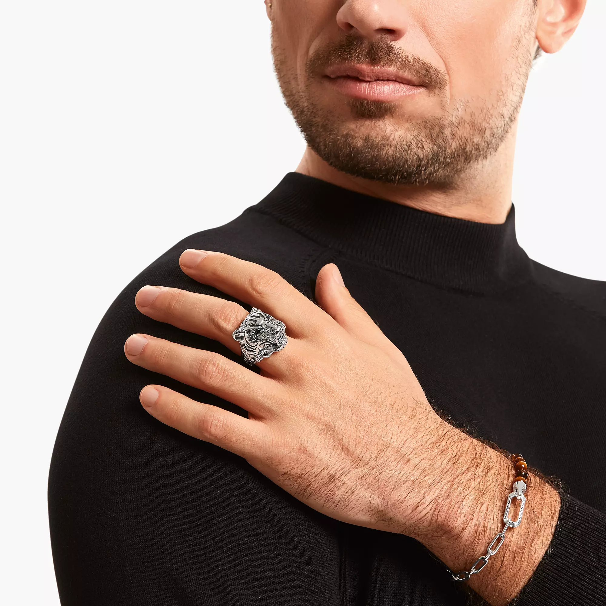 Ring Tiger Silver with Zirconia – THOMAS SABO