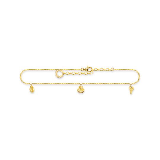 Anklet shells gold from the Charming Collection collection in the THOMAS SABO online store