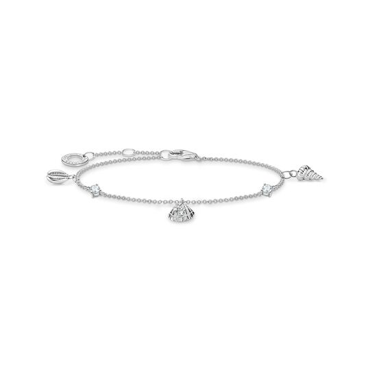 Bracelet shells and white stones silver from the Charming Collection collection in the THOMAS SABO online store