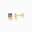 Clous d&#39;oreilles pierres color&eacute;es or de la collection  dans la boutique en ligne de THOMAS SABO