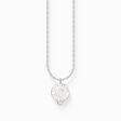Member Charm necklace with white Charmista Coin silver from the Charm Club collection in the THOMAS SABO online store