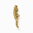 Halsbandsberlock, krokodil med svarta stenar, pl&auml;terad ur kollektionen  i THOMAS SABO:s onlineshop