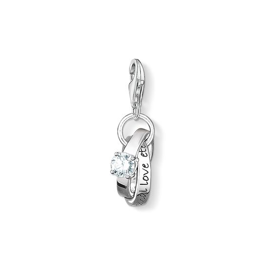 Charm pendant wedding rings from the Charm Club collection in the THOMAS SABO online store
