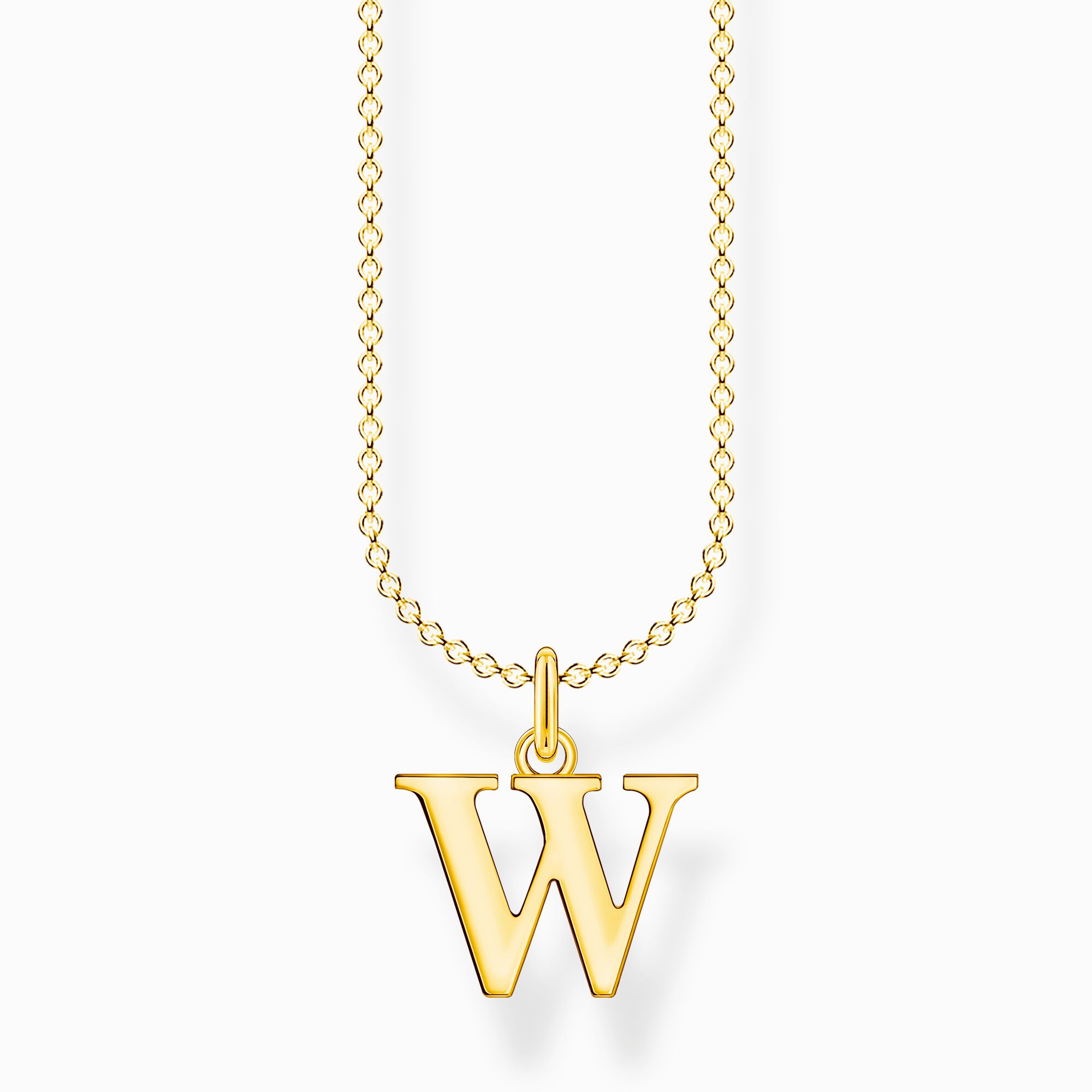 Necklace letter w gold from the Charming Collection collection in the THOMAS SABO online store