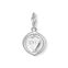 Charm pendant heart pav&eacute; silver from the Charm Club collection in the THOMAS SABO online store