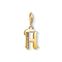 Charm pendant letter H gold from the Charm Club collection in the THOMAS SABO online store