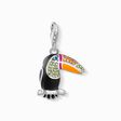 Charm pendant colourful toucan silver from the Charm Club collection in the THOMAS SABO online store