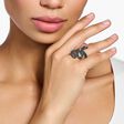 Ring black snake pav&eacute; from the  collection in the THOMAS SABO online store