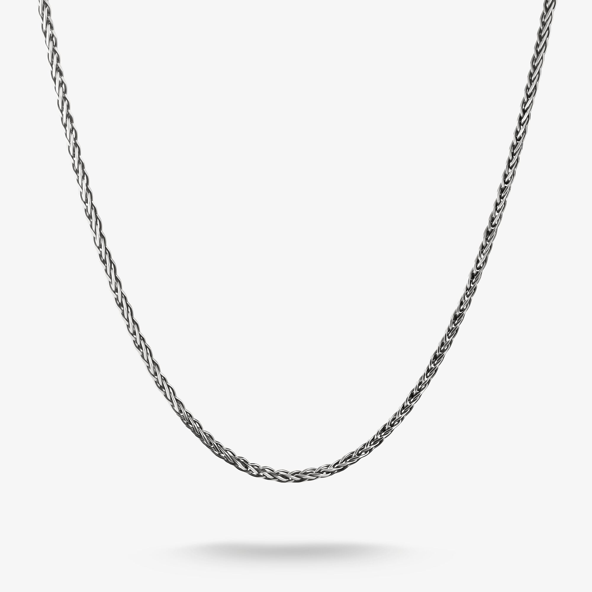 THOMAS SABO Kette Zopfkette Wild Horses Silber, Sterlingsilber geschwärzt, Größe: L55V, Unisex