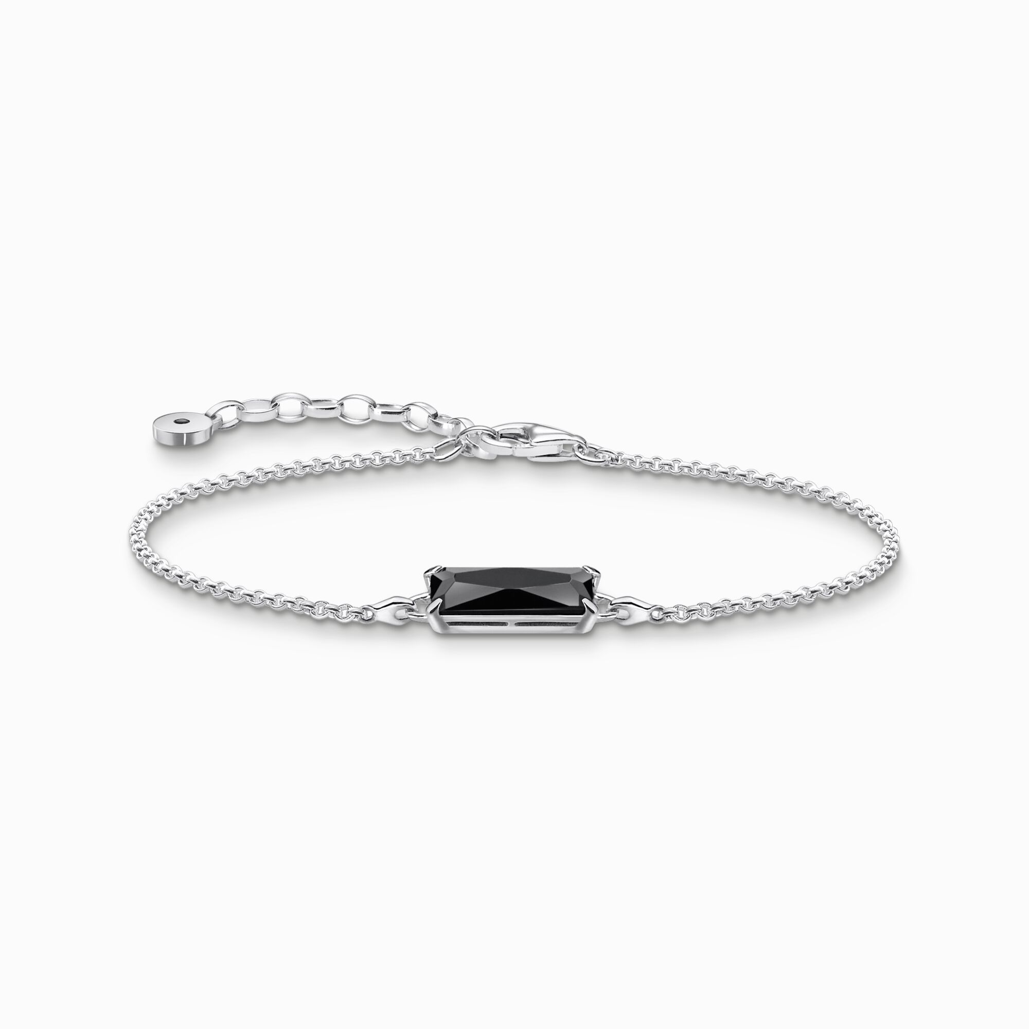 Silver bracelet with black onyx | THOMAS SABO