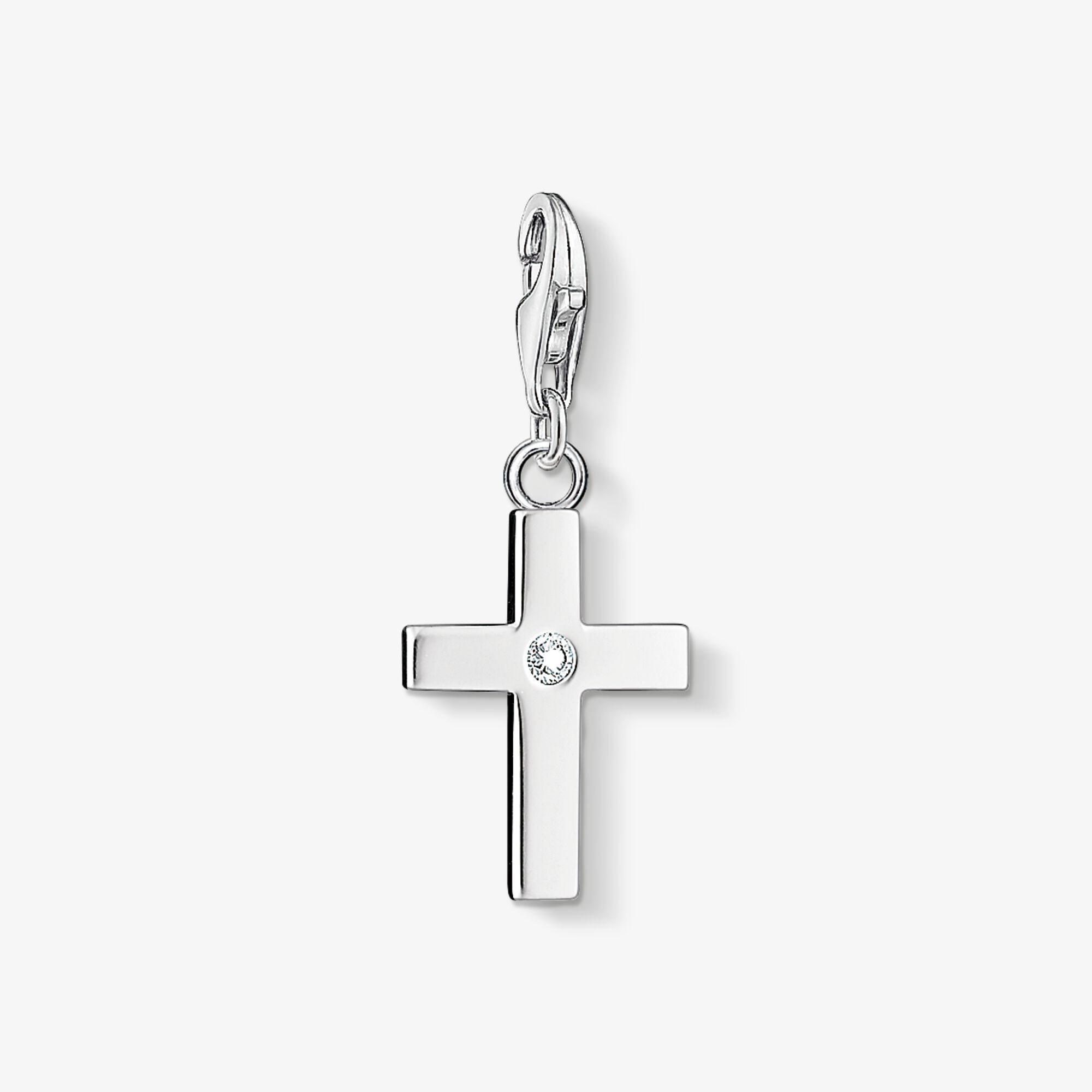 THOMAS SABO Charm-Anhänger Kreuz, Sterlingsilber, Größe: one size, Damen