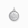 Silver pendant wheel of fortune with cold enamel and stones from the  collection in the THOMAS SABO online store