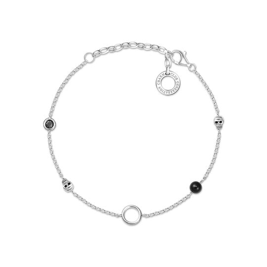 Bracelet Charm t&ecirc;te de mort de la collection Charm Club dans la boutique en ligne de THOMAS SABO