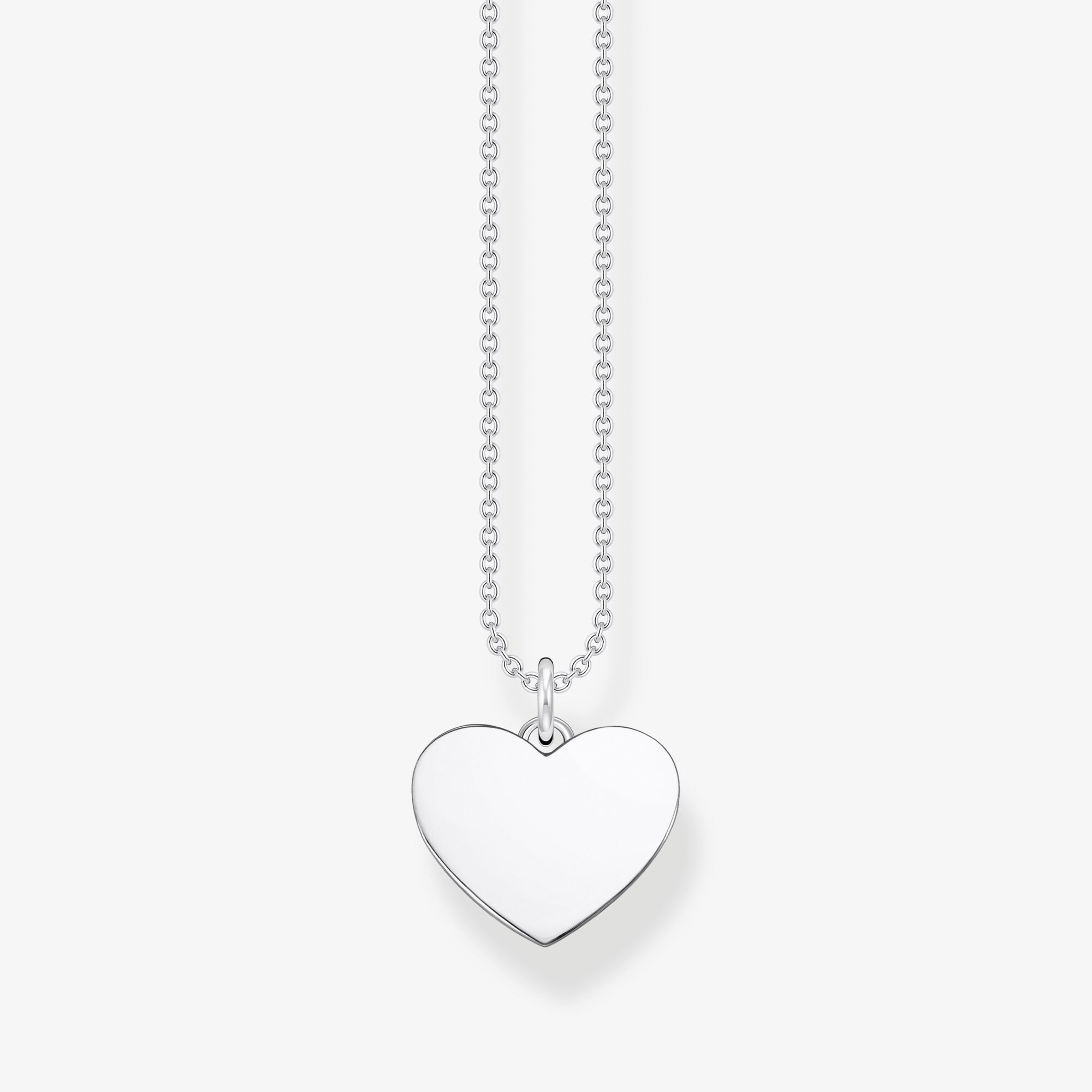THOMAS SABO Kette Herz silber, Sterlingsilber, Größe: 45 cm, Damen
