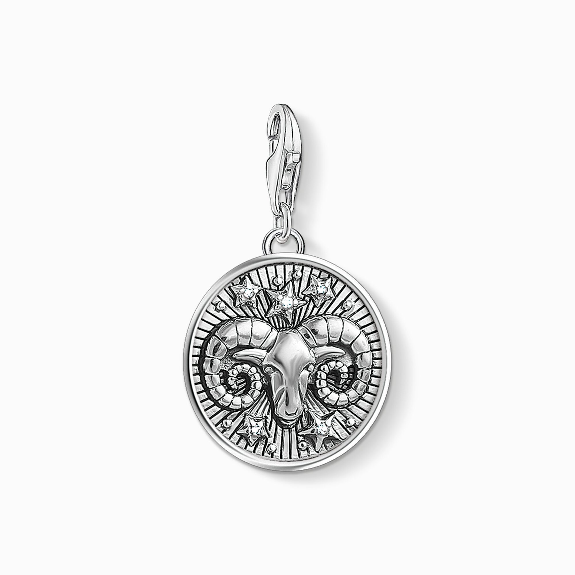 Charm pendant zodiac sign Aries from the Charm Club collection in the THOMAS SABO online store