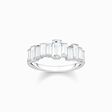 Ring white stones baguette cut from the  collection in the THOMAS SABO online store