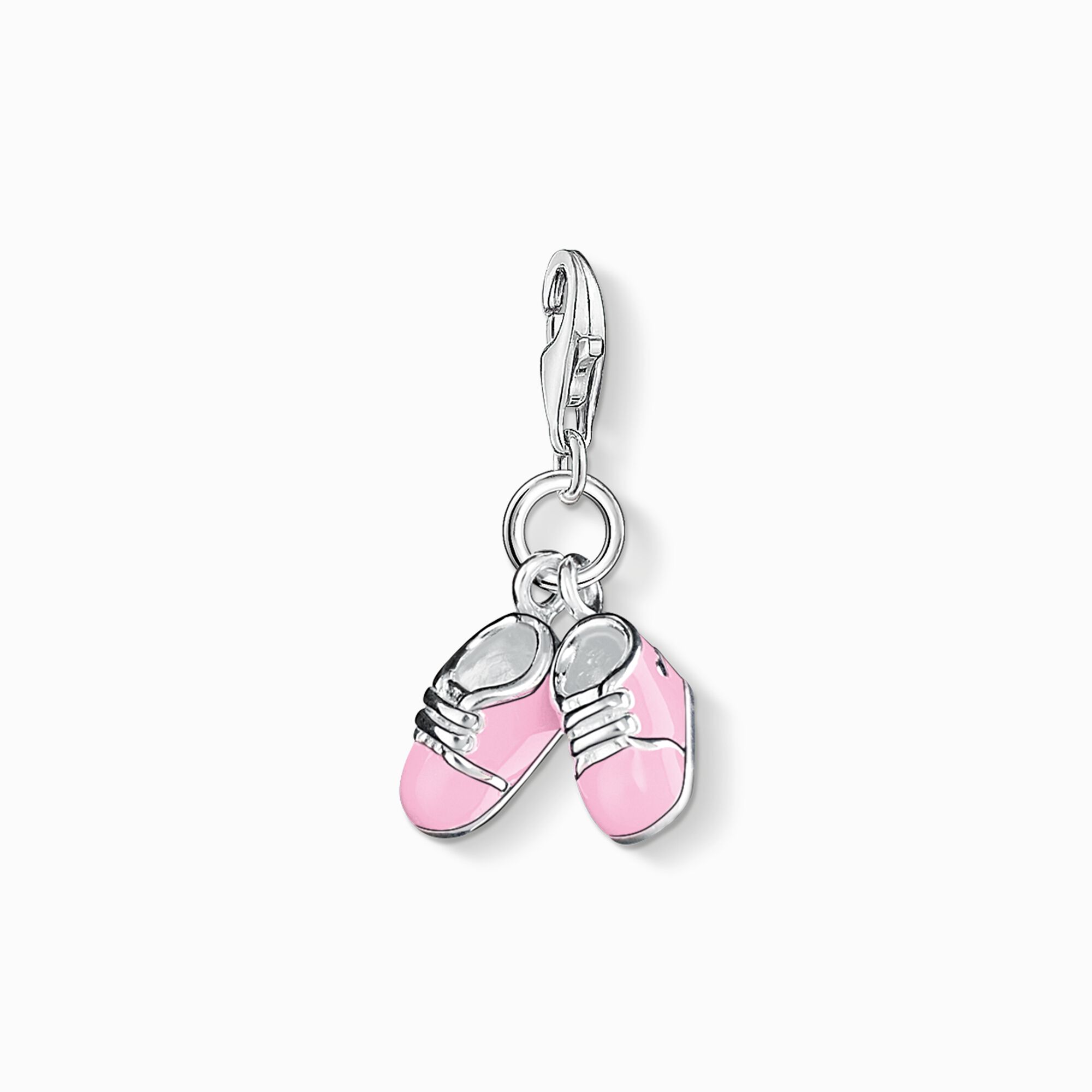 Charm pendant pink baby shoes from the Charm Club collection in the THOMAS SABO online store