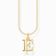Necklace letter e gold from the Charming Collection collection in the THOMAS SABO online store