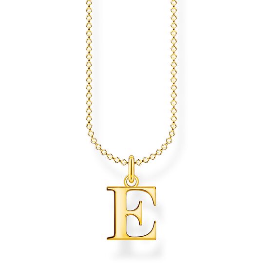 Necklace letter e gold from the Charming Collection collection in the THOMAS SABO online store