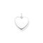 Pendant heart silver from the  collection in the THOMAS SABO online store
