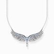 Halsband fenixvingar med bl&aring; stenar silver ur kollektionen  i THOMAS SABO:s onlineshop