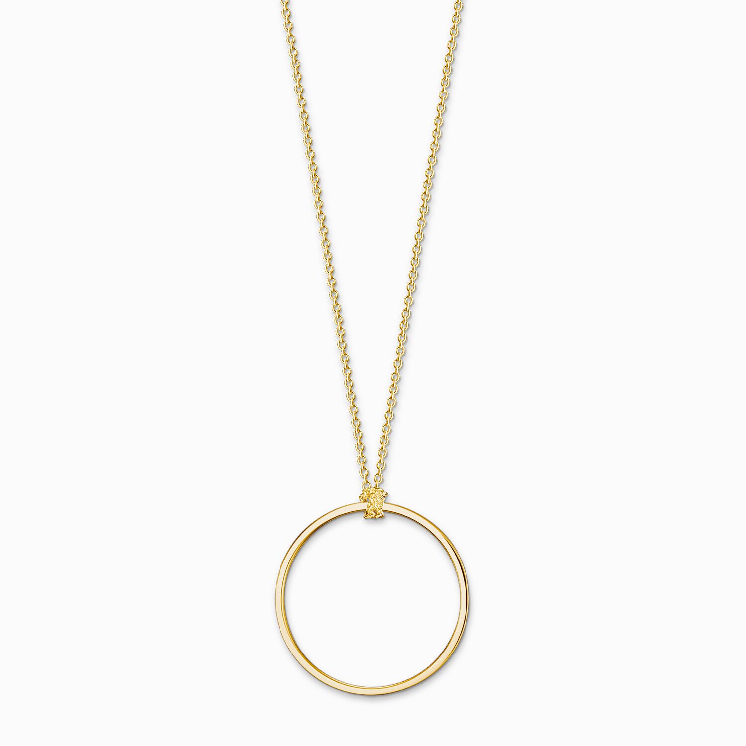 Charm-halsband cirkel guld ur kollektionen Charm Club i THOMAS SABO:s onlineshop