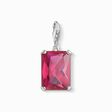 charm pendant large hot pink stone from the Charm Club collection in the THOMAS SABO online store