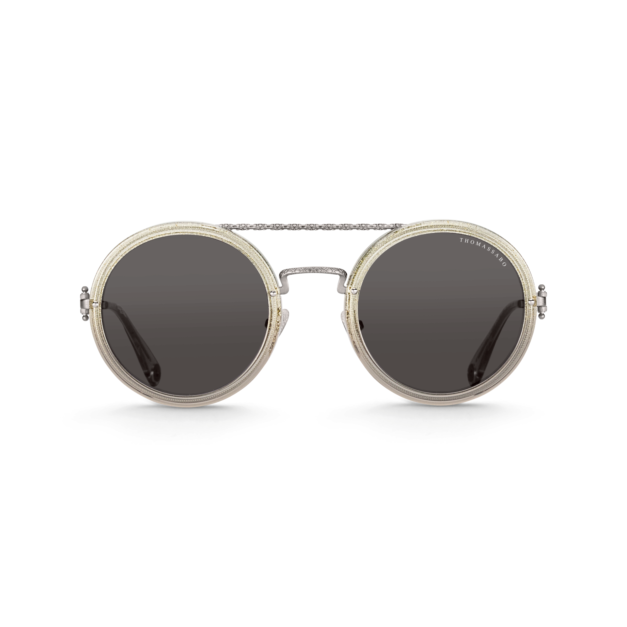 Thomas Sabo Sonnenbrille Romy Rund Iconic schwarz E0014-168-106-A