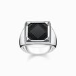 Ring onyx from the  collection in the THOMAS SABO online store