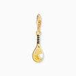 Gold-plated member charm pendant tennis racket with freshwater pearl from the Charm Club collection in the THOMAS SABO online store