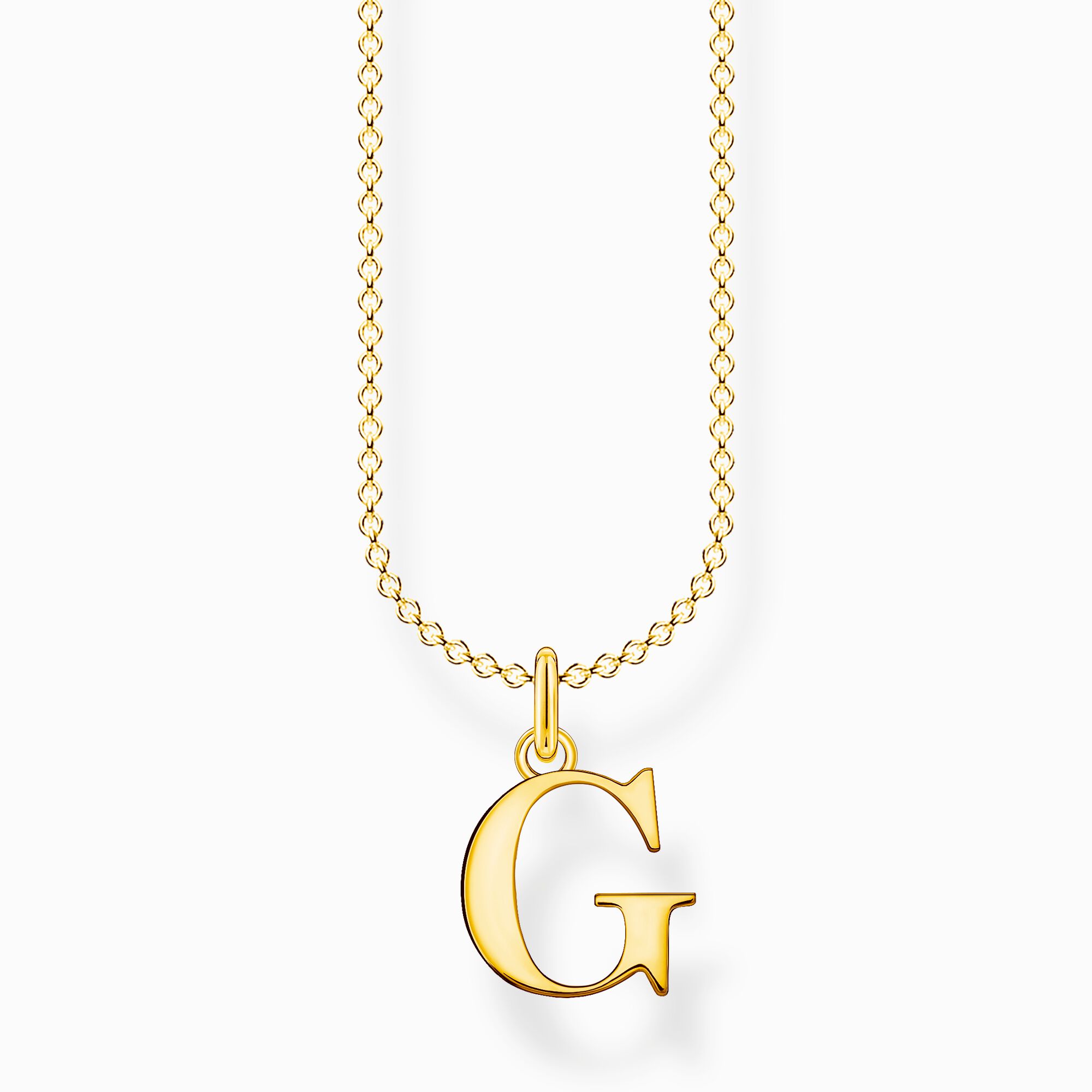 Necklace letter g gold from the Charming Collection collection in the THOMAS SABO online store