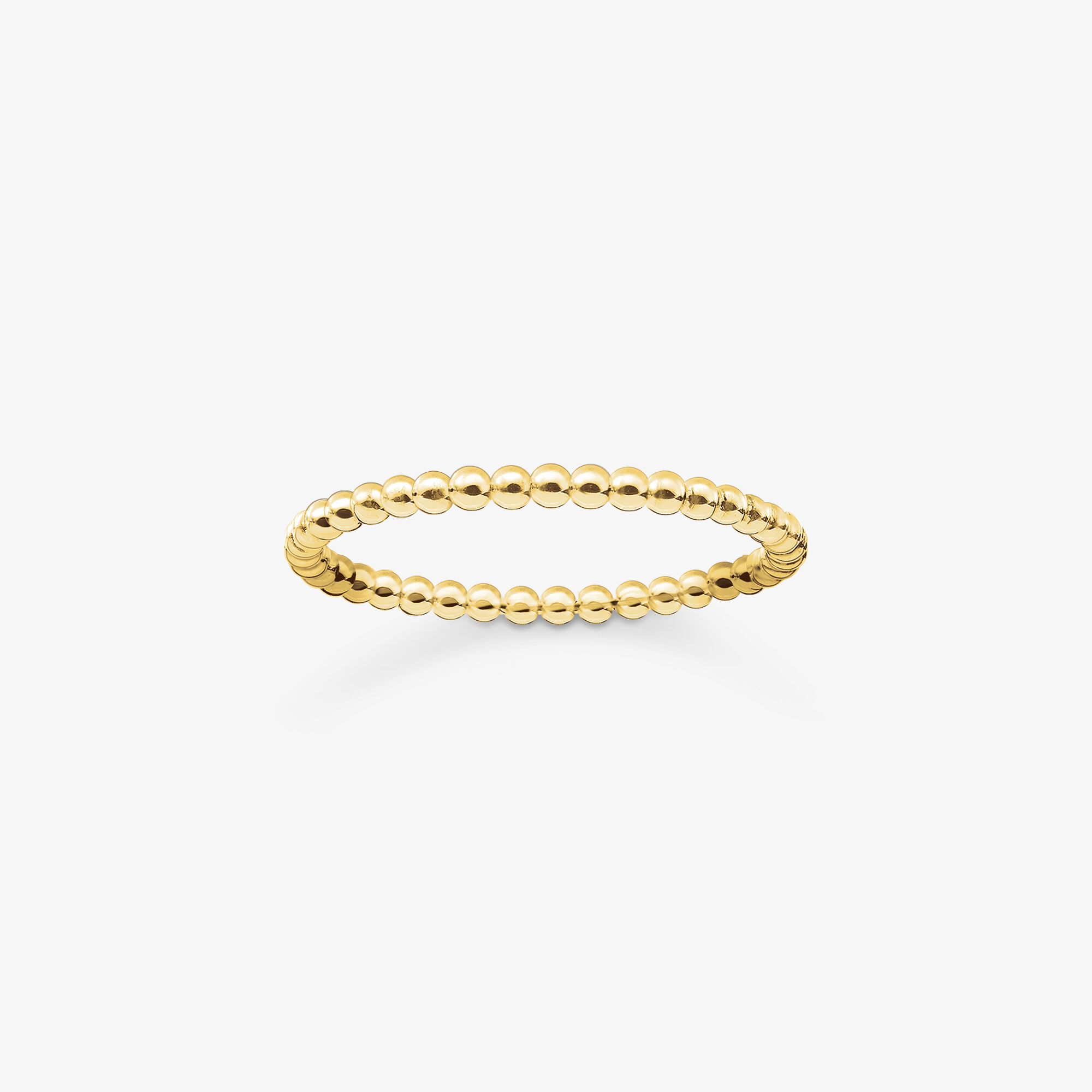 THOMAS SABO Bague, Argent sterling doré or jaune, Taille: 54, femme