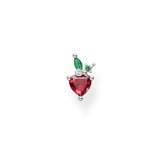 Single ear stud strawberry silver from the Charming Collection collection in the THOMAS SABO online store