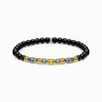 Bracelet talisman bicolore noir de la collection Glam &amp; Soul dans la boutique en ligne de THOMAS SABO