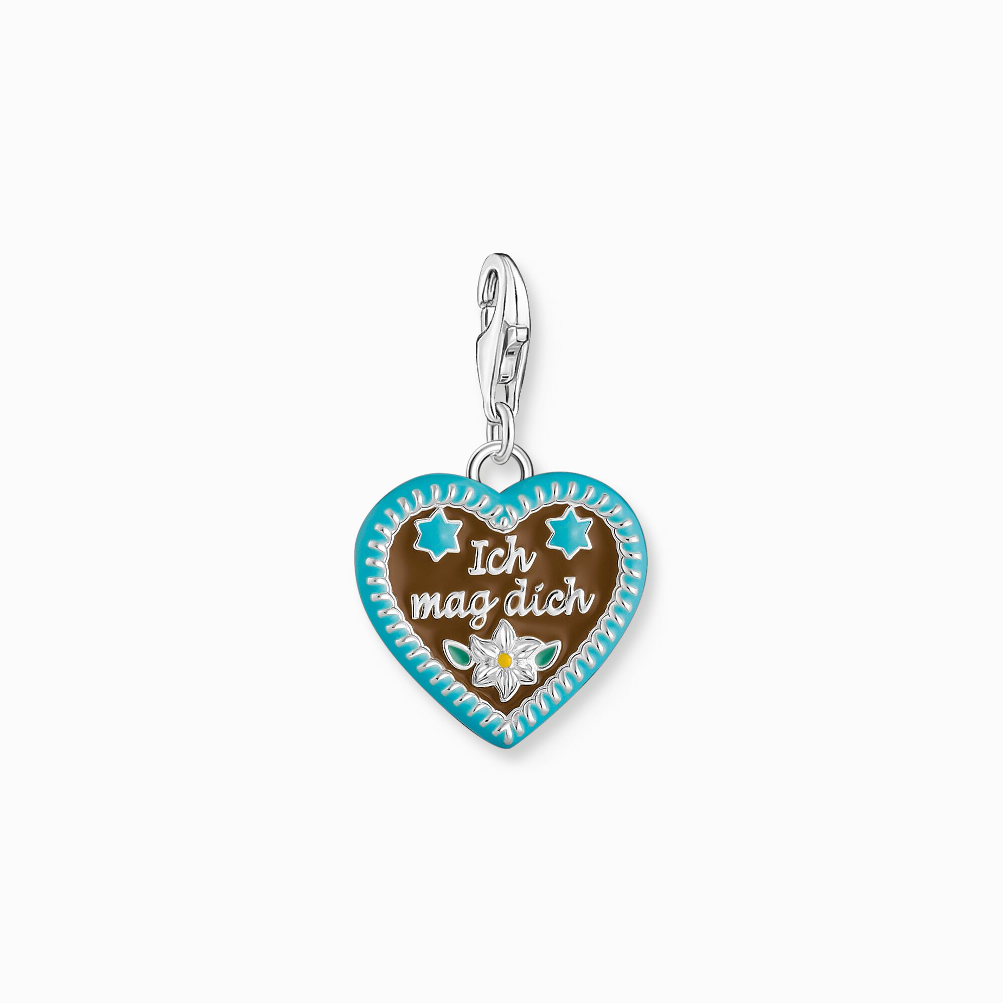 Charm pendant colorful gingerbread heart silver from the Charm Club collection in the THOMAS SABO online store