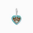Charm pendant colorful gingerbread heart silver from the Charm Club collection in the THOMAS SABO online store
