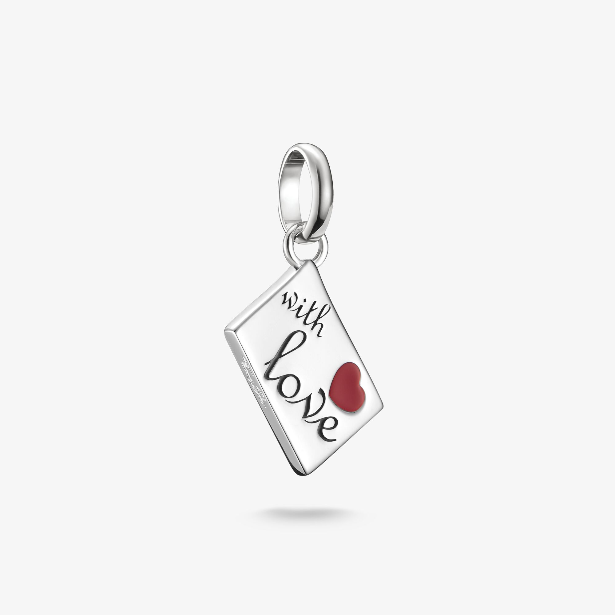 THOMAS SABO Pendentif Charm lettre d’amour Connect argent, Argent sterling, Taille: one size, femme