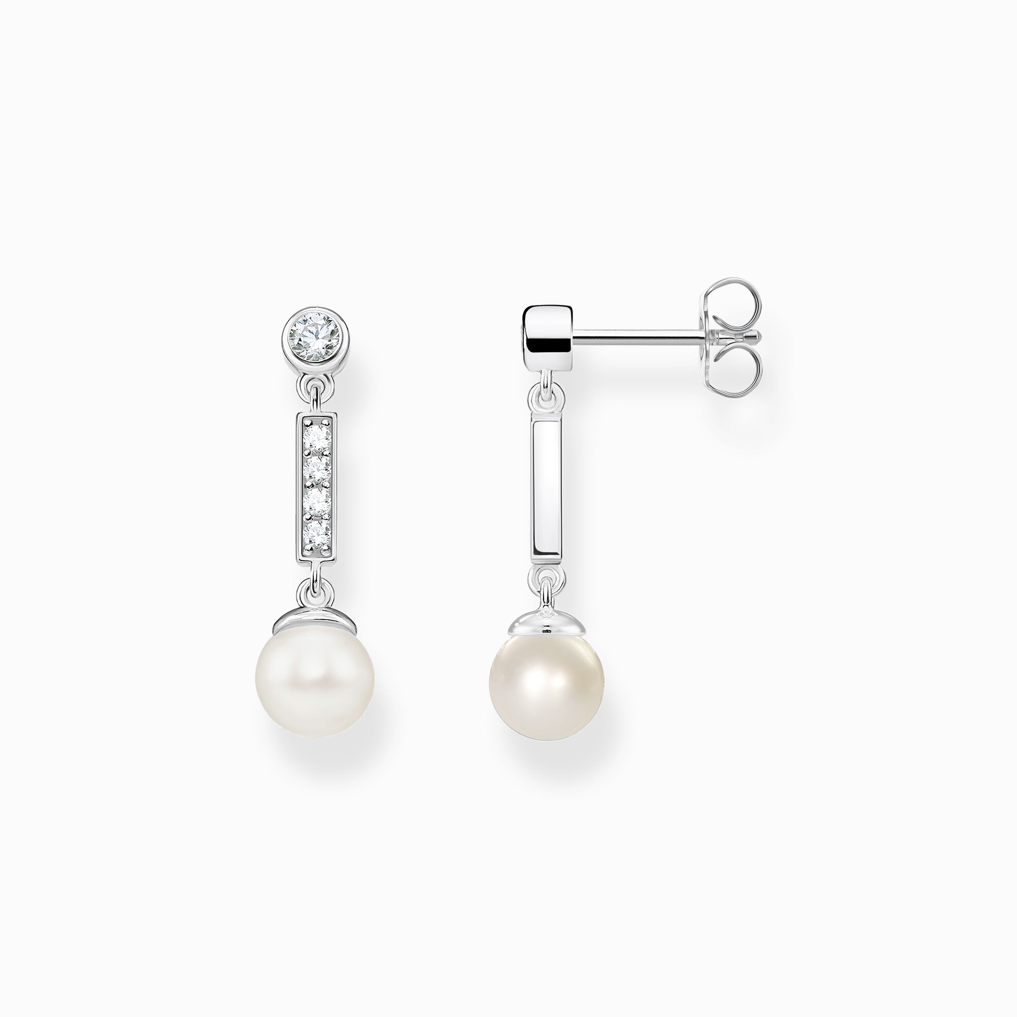 Perlenohrringe aus der  Kollektion im Online Shop von THOMAS SABO