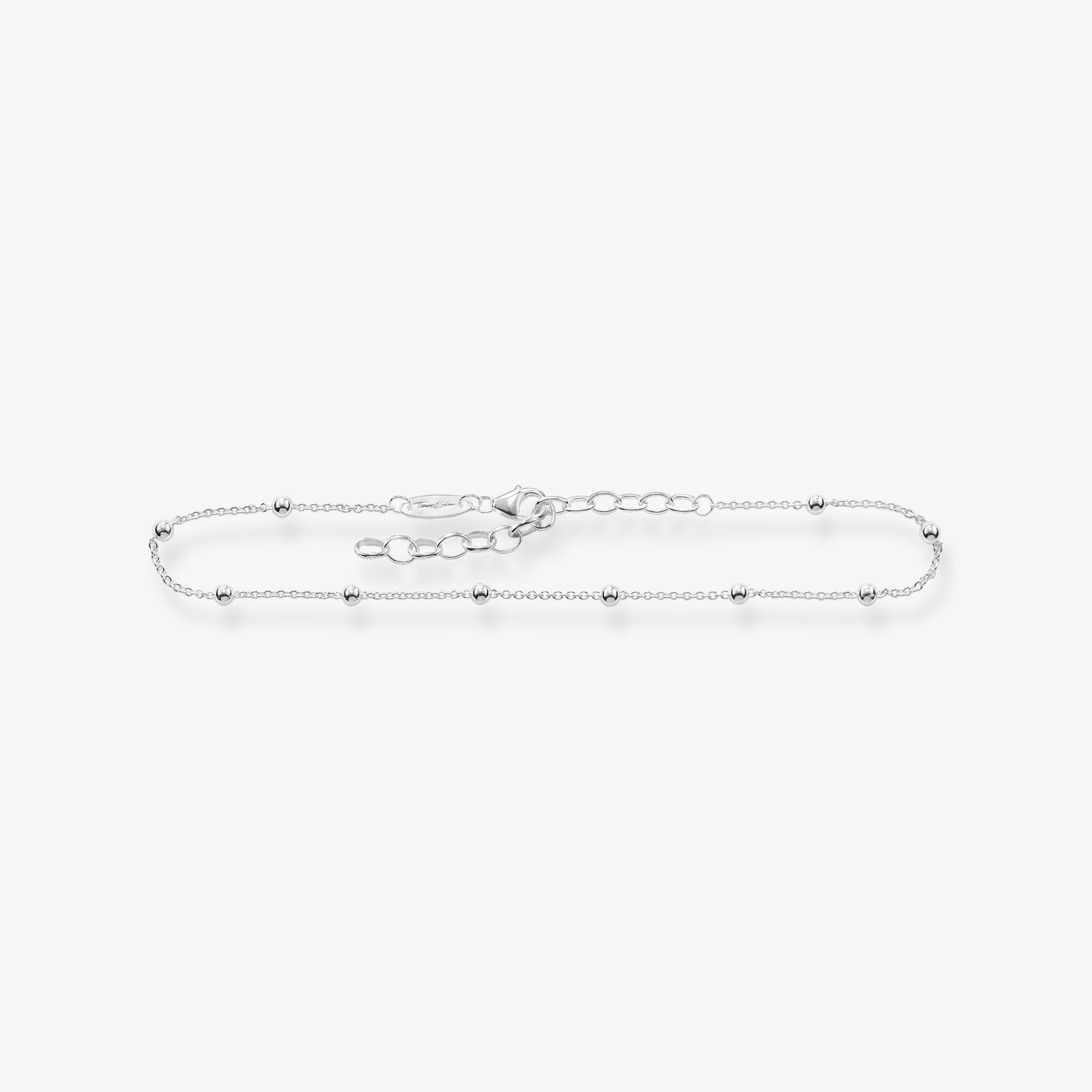 THOMAS SABO Chaîne de cheville dots, Argent sterling, Taille: L27V, femme