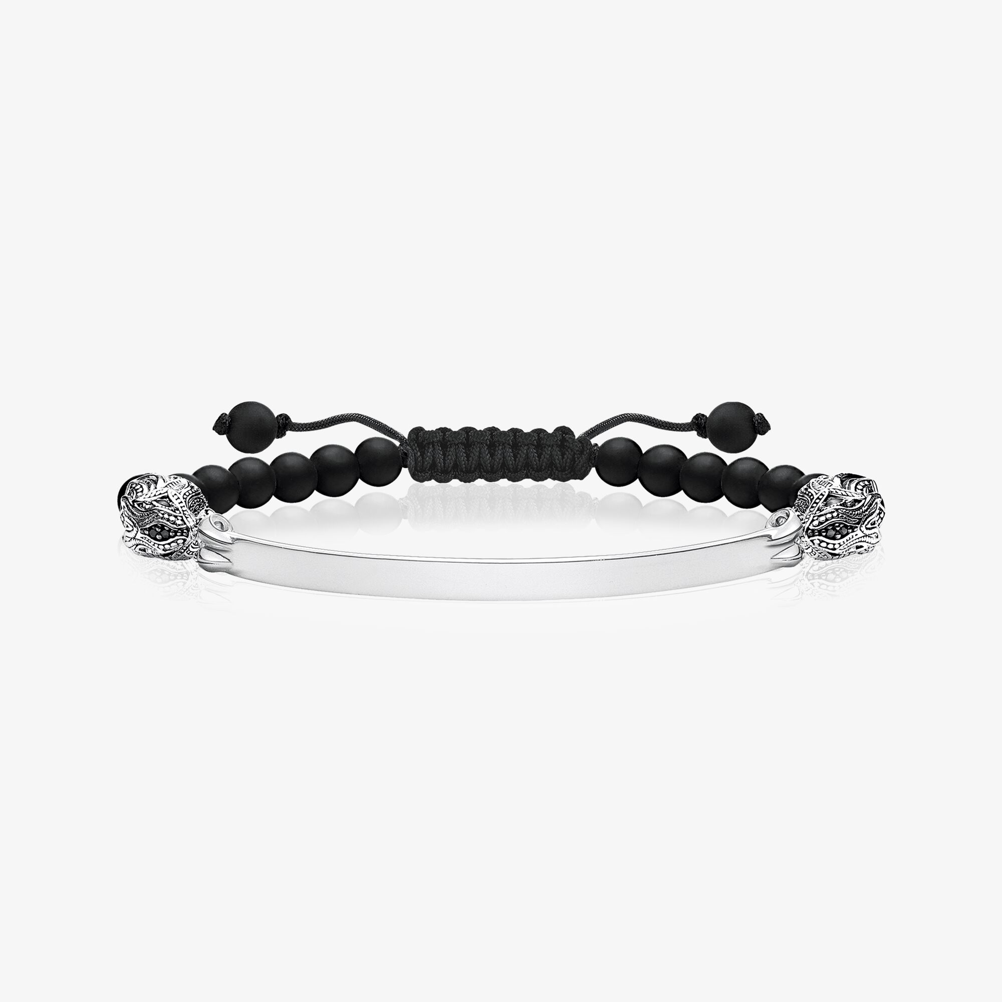 THOMAS SABO Bracelet faucon, Argent Sterling noirci, Taille: 24 cm, homme