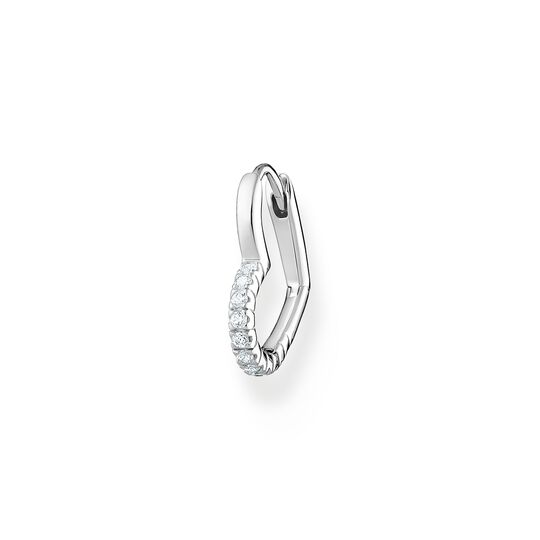 Aro coraz&oacute;n con piedras blancas plata de la colección Charming Collection en la tienda online de THOMAS SABO