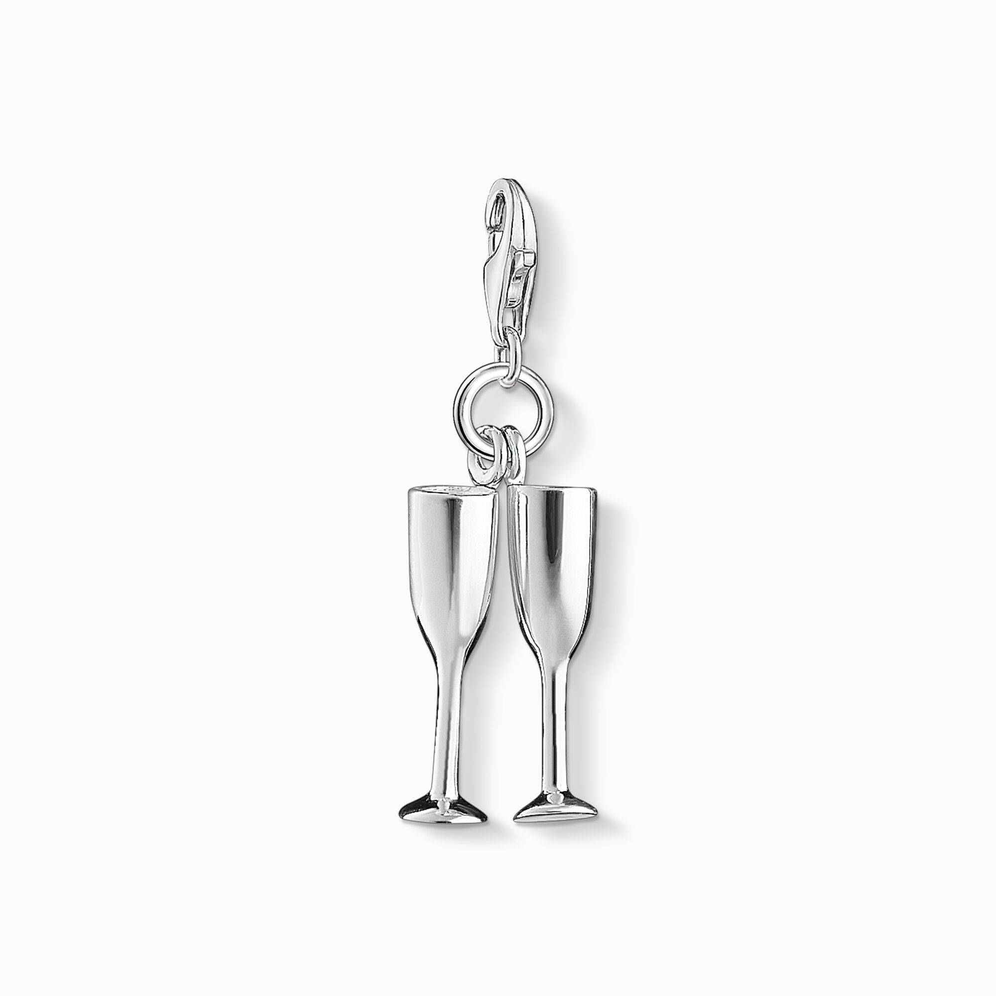 Charm pendant champagne glasses from the Charm Club collection in the THOMAS SABO online store
