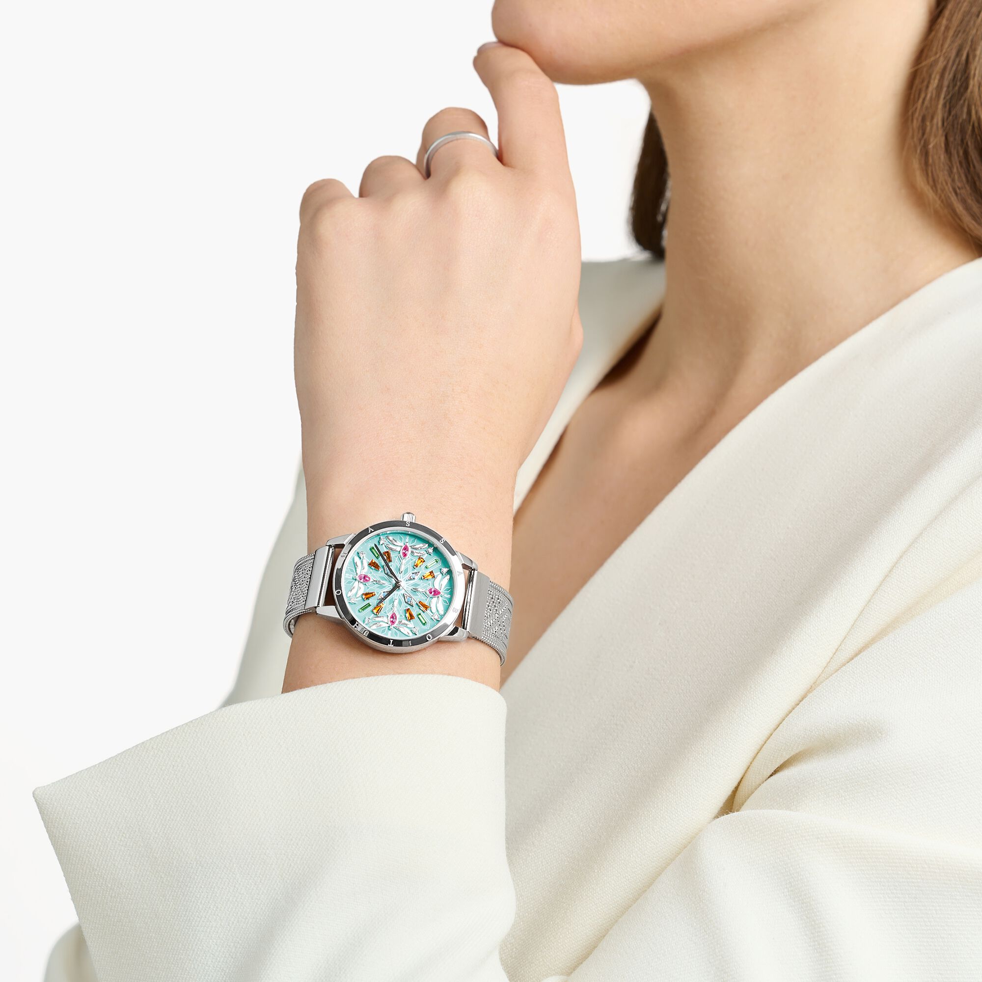 Chronograph Thomas Sabo Ladies Watch Women's Watch Kaleidoscope