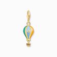 Charm pendant colourful hot air balloon gold plated from the Charm Club collection in the THOMAS SABO online store