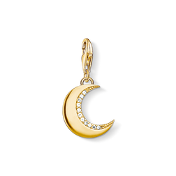Charm pendant moon gold from the Glam &amp; Soul collection in the THOMAS SABO online store