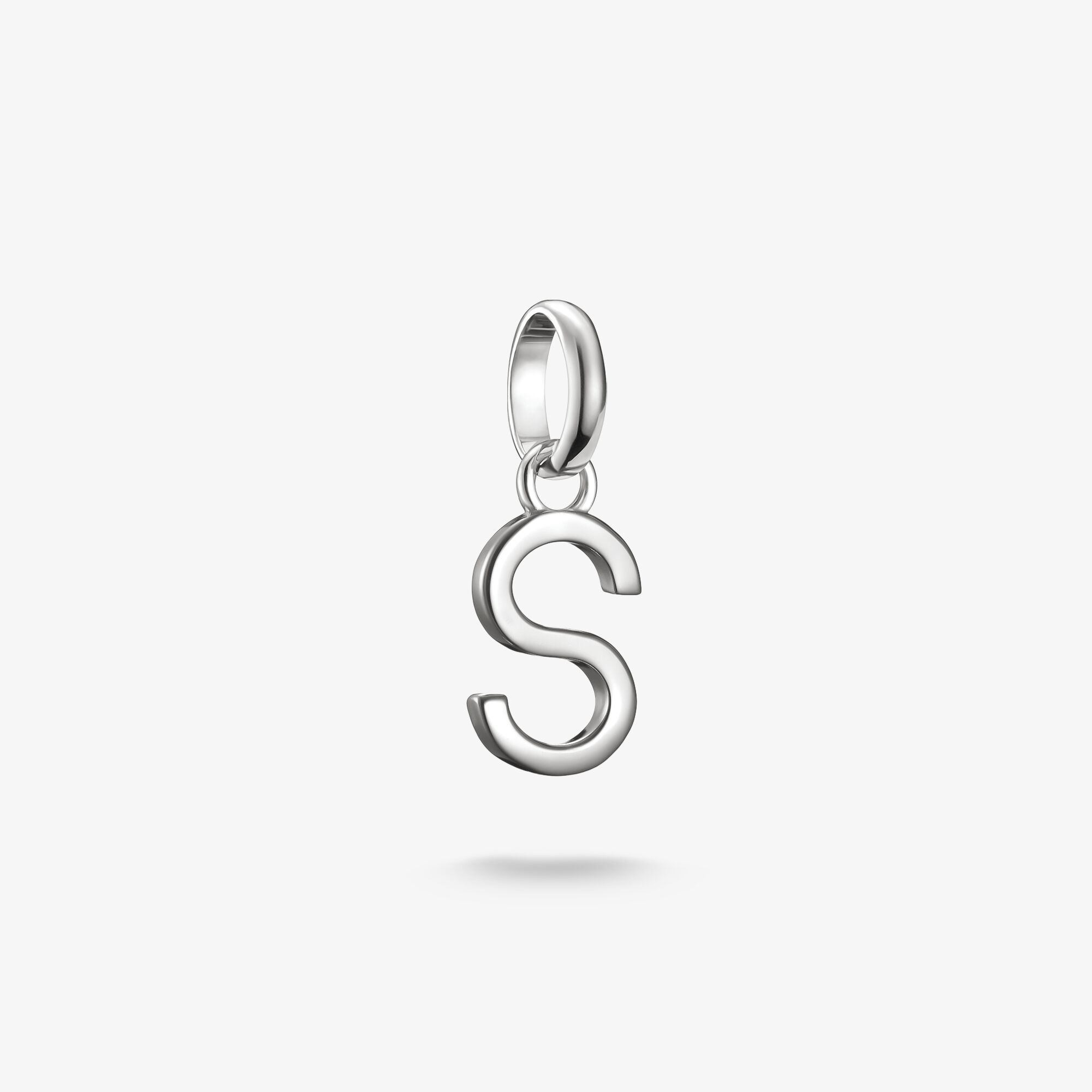 THOMAS SABO Pendentif Charm lettre S Connect argent Argent sterling, Taille: one size, pour femme