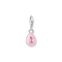 Charm-h&auml;ngsmycke rosa droppe silver ur kollektionen Charm Club i THOMAS SABO:s onlineshop
