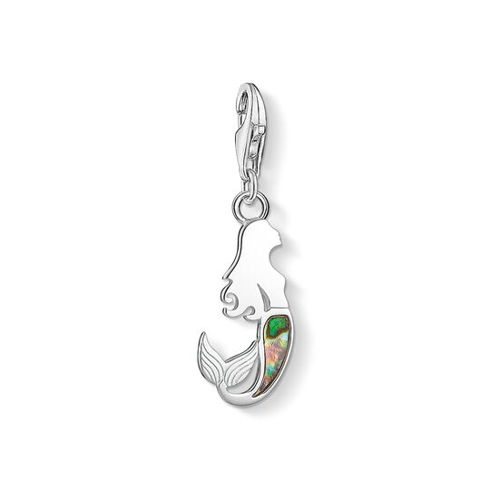 Charm pendant mermaid abalone mother-of-pearl from the Charm Club collection in the THOMAS SABO online store