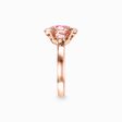 Solitaire ring signature line pink pav&eacute; from the  collection in the THOMAS SABO online store