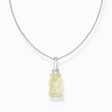Silver necklace with white goldbears pendant and zirconia from the Charming Collection collection in the THOMAS SABO online store